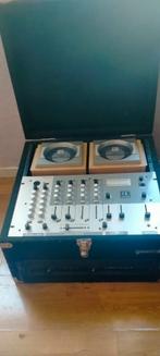 Set pro : Flycase, ampli, table mixage Audiophony, HP, Musique & Instruments, Enlèvement, Utilisé, 5 à 10 canaux, Entrée micro