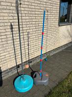 Tennis paal met twee tennis rackets, Ophalen
