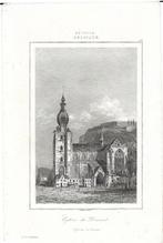 1844 - Dinant - la Collegiale, Antiek en Kunst, Kunst | Etsen en Gravures, Ophalen of Verzenden