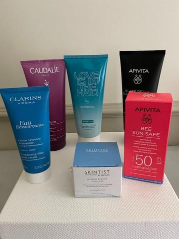 Verzorging - Pakket - Divers Apivita, Clarins, Claudalie ...