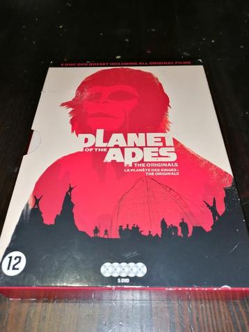 Dvd box collection : planet of the apes (5 films)  beschikbaar voor biedingen