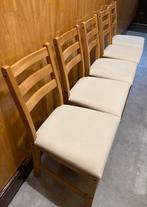 5 Chaises IkEA (LERHAMN), cuisine - SAM - autres, prix 49€, Maison & Meubles, Chaises, Enlèvement ou Envoi, Comme neuf, Bois, Cinq, Six Chaises ou plus