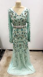 Mooie kaftan met kralen, Maat 38/40 (M), Autre, Overige typen, Blauw