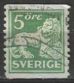 Zweden 1920/1924 - Yvert 123 - Gestyleerde leeuw (ST), Postzegels en Munten, Verzenden, Zweden
