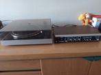 Vintage retro platenspeler met versterker., Ophalen of Verzenden, Zo goed als nieuw, Philips