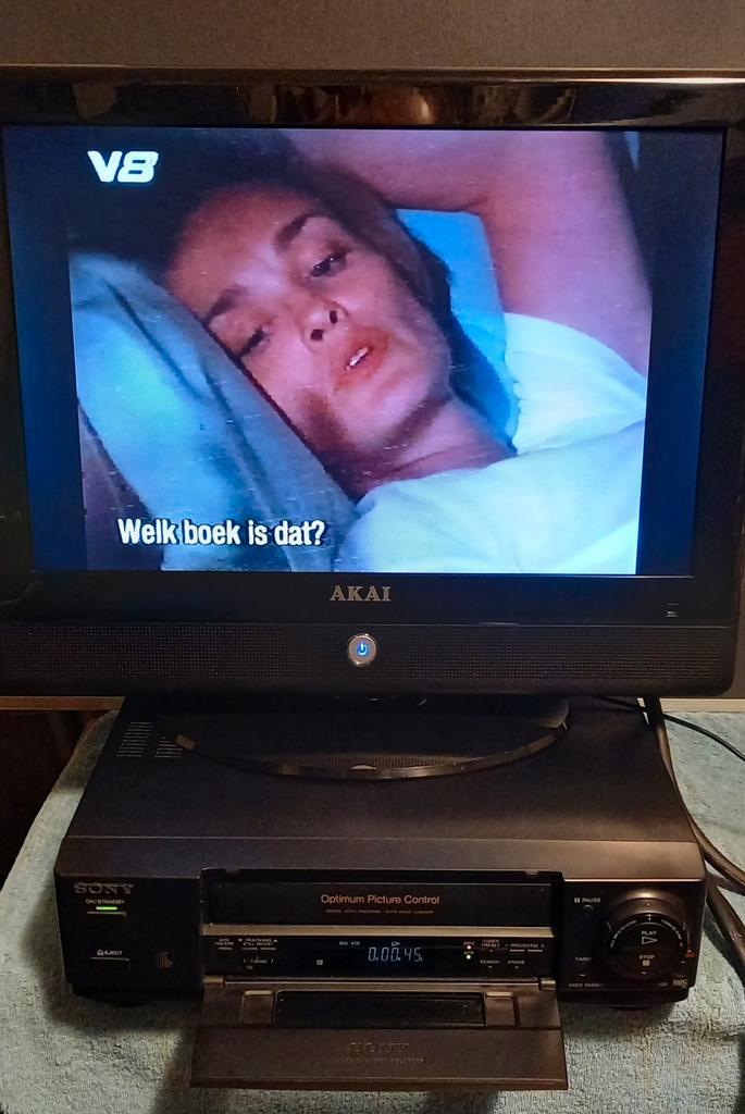 Sony slv-e200 videorecorder zonder afstandsbediening., Audio, Tv en Foto, Videospelers, Gebruikt, VHS-speler of -recorder, Ophalen of Verzenden