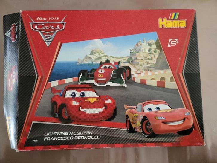 Strijkkralen Cars, Francesco Bernoulli (Hama), Kinderen en Baby's, Speelgoed | Educatief en Creatief, Zo goed als nieuw, Knutselen