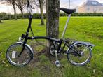 zwarte Brompton vouwfiets M3R, Fietsen en Brommers, Fietsen | Vouwfietsen, Ophalen, Gebruikt, Brompton, 16 tot 18 inch