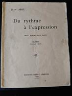 Jean Absil - Du rythme à l'expression, Envoi, Utilisé, Piano