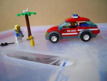LEGO CITY LIVE 60001 Brandweerkapitein schiet te hulp, Ophalen of Verzenden, Zo goed als nieuw, Complete set, Lego