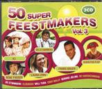 3 CD Various – 50 Super Feestmakers vol 3, Enlèvement ou Envoi, Comme neuf, Pop