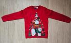 Rode kersttrui, maat 110-116, Kinderen en Baby's, Ophalen, Gebruikt