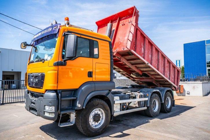 MAN TGS 33.440 BB TIPPER / TRACTOR (bj 2010), Auto's, Vrachtwagens, Bedrijf, Te koop, Airconditioning, Elektrische ramen, MAN