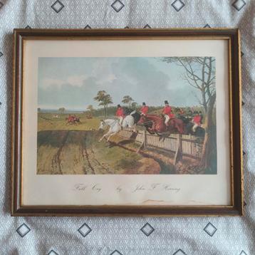 Jachttafereel - print met kader (#4) beschikbaar voor biedingen