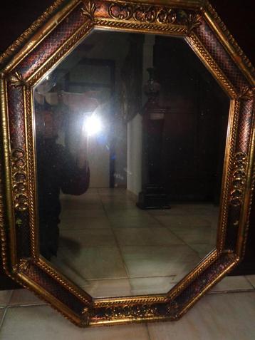 *Prachtige grote antieke spiegel (19e eeuw).