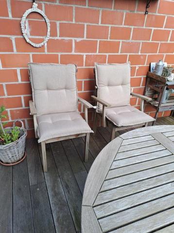 GLOSTER TUINSET + KUSSENS HARTMAN  beschikbaar voor biedingen