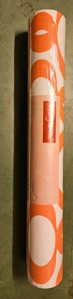 Retro behangpapier oranje, Huis en Inrichting, Stoffering | Behang, Verzenden, Oranje, Retro