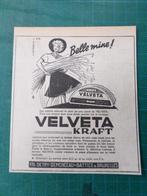 Kraft fromage - publicité papier - 1953, Verzamelen, Ophalen of Verzenden, Gebruikt, Overige typen