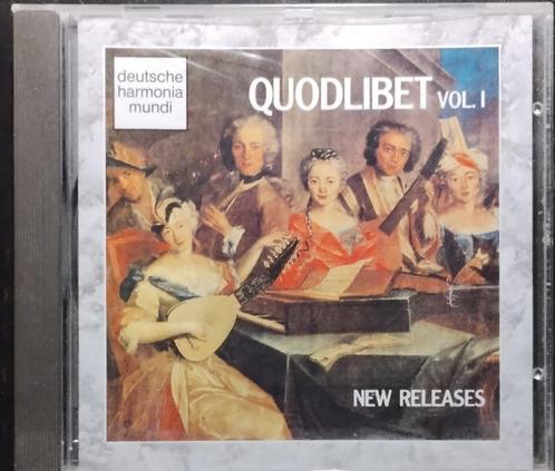 Quodlibet Vol.I New releases cd als nieuw!, CD & DVD, CD | Classique, Comme neuf, Musique de chambre, Envoi