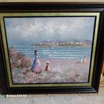 Olieverfschilderij Dames aan het strand (Marie Charlot), Ophalen