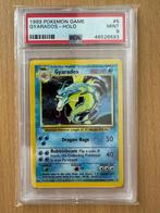 Gyarados Holo - Base Set PSA 9, Hobby en Vrije tijd, Ophalen of Verzenden, Nieuw, Losse kaart