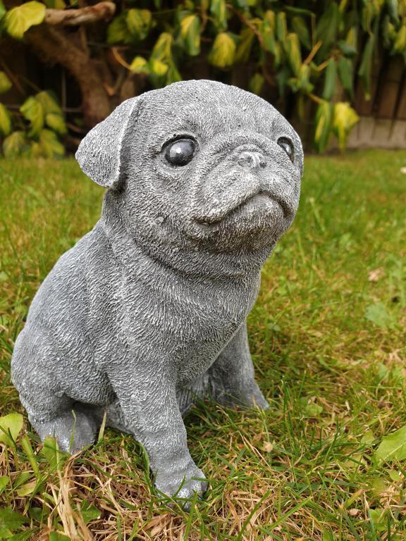 mops hondje , puppy kado, Tuin en Terras, Tuinbeelden, Nieuw, Ophalen of Verzenden