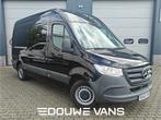 Mercedes-Benz Sprinter L2H2 Aut 316 163PK MBUX Zwa Camera Ge, Auto's, Automaat, Gebruikt, 4 cilinders, Zwart