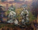 Schilderij in olieverf, paletmes, nieuw., Ophalen