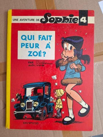 SOPHIE TOME 4 "QUI FAIT PEUR A ZOE?" JIDEHEM EO 1970 beschikbaar voor biedingen