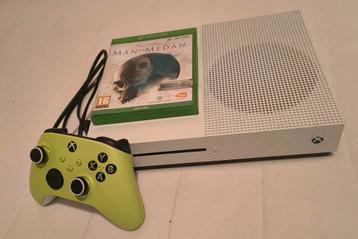 Xbox one S avec volant simulateur manette et un jeu 