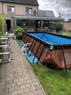 Exit Wood zwembad 540x250x122 met toebehoren, Tuin en Terras, 200 tot 300 cm, Zo goed als nieuw, Ovaal, Ophalen