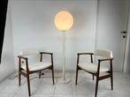 Set van 2 Deense stoelen Glostrup Svend Age Eriksen GM11, Ophalen, Gebruikt, Twee, Wit