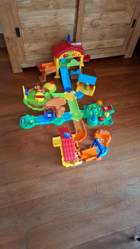 Zoef zoef diertjes - manege en boerderij, Kinderen en Baby's, Speelgoed | Vtech, Zo goed als nieuw, Ophalen