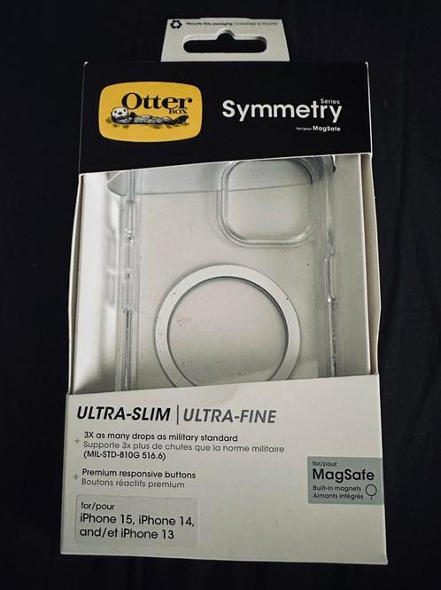 OtterBox Symmetry Apple iPhone 15, 14, 13 Hoesje, Telecommunicatie, Mobiele telefoons | Telefoon-opladers, Nieuw, Apple iPhone