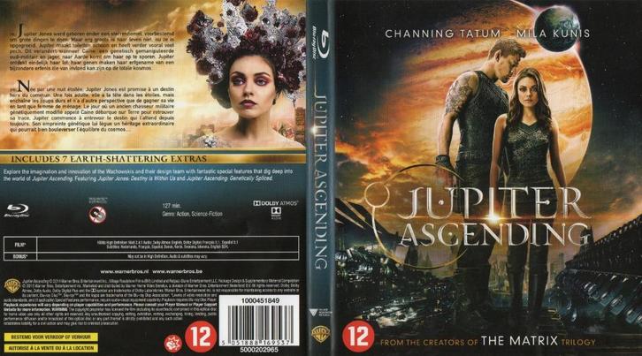 jupiter ascending (blu-ray) nieuw, Cd's en Dvd's, Blu-ray, Zo goed als nieuw, Science Fiction en Fantasy, Ophalen of Verzenden