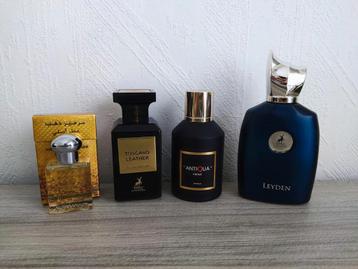 Parfums variés - 4 pièces disponible aux enchères