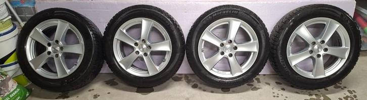 Michelin Alpin 6 winterbanden op Dezent velgen, Auto-onderdelen, Banden en Velgen, Banden en Velgen, Winterbanden, 16 inch, 205 mm