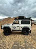 Land Rover defender 90, Zwart, Wit, Defender, Vierwielaandrijving