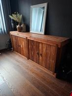 Dressoir en sidekast, Ophalen, Met deur(en), Eikenhout, 200 cm of meer