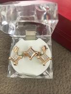 Mooie diamanten set!, Ophalen, Met edelsteen, Dame, Goud