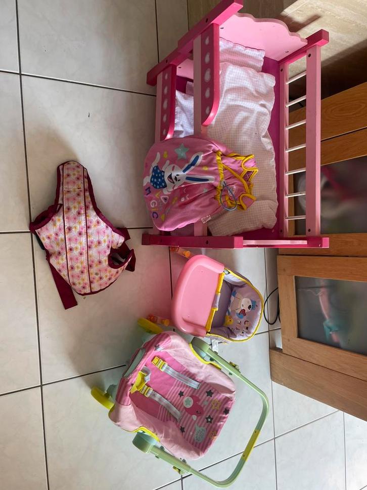 Ensemble poupee lit babyborn, Kinderen en Baby's, Speelgoed | Poppen, Gebruikt, Ophalen