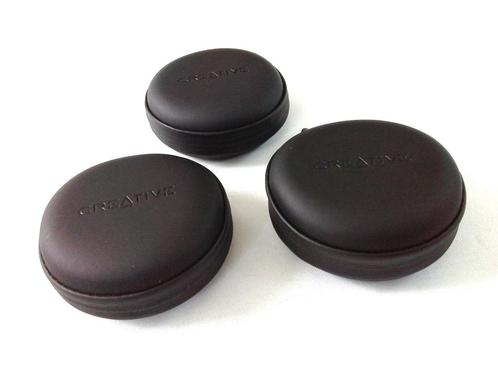 3 pochettes à coque pour écouteurs en simili cuir Creative, Handtassen en Accessoires, Overige Accessoires, Zo goed als nieuw
