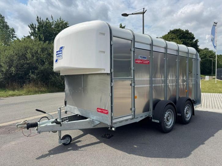 Ifor Williams TA510G 12 6 Veetrailer Draaiend spoiler LED, Zakelijke goederen, Landbouw | Veevoer, Ophalen
