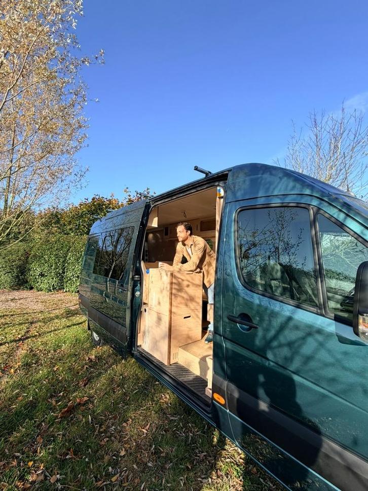 Casco Campervan - VW Crafter 2012 - 2 Liter Diesel, Caravans en Kamperen, Mobilhomes, Particulier, tot en met 4, Buscamper of Camperbus