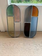 2 glas in loodwerkjes, Ophalen