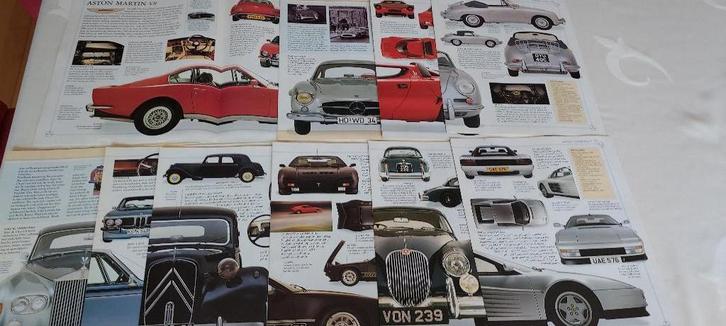 11 verschillende boekjes over oldtimers met beschrijving, Boeken, Auto's | Folders en Tijdschriften, Zo goed als nieuw, Verzenden