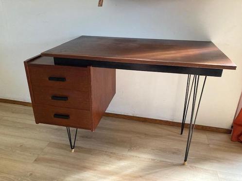 Vintage Tijsseling haarspeld bureau, Maison & Meubles, Bureaux, Comme neuf, Bureau, Enlèvement