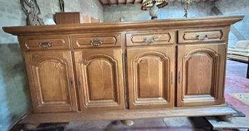 Massieve eiken dressoir-landelijke stijl beschikbaar voor biedingen