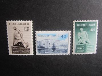 Timbres Belgique - N860 à 862 (xx)