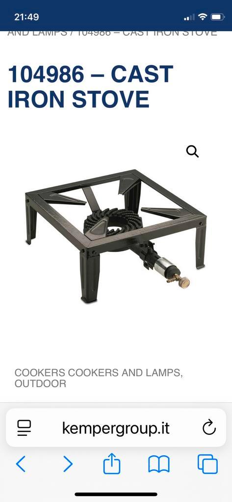 Draagbare gasfornuis, Caravans en Kamperen, Kampeeraccessoires, Nieuw, Ophalen